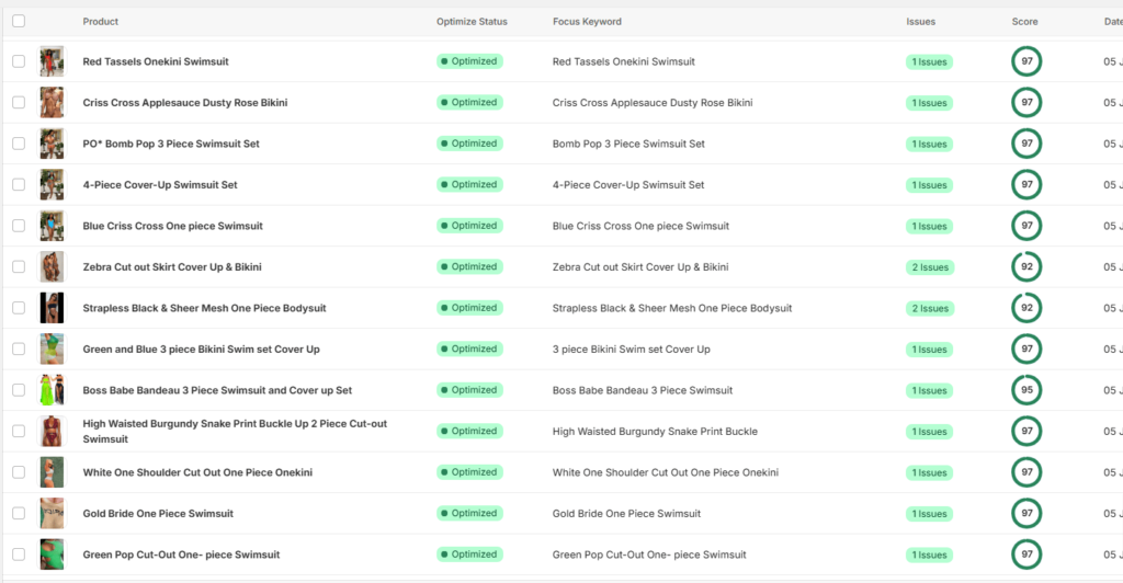 Product Search Engine Optimization